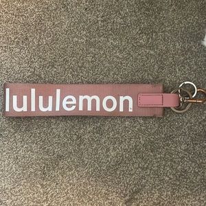 Lululemon keychain